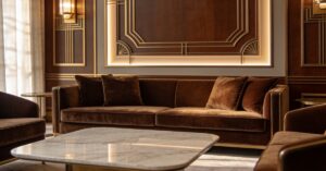 Styl art deco nowoczesny: jak urządzić luksusowe wnętrze, które poznasz